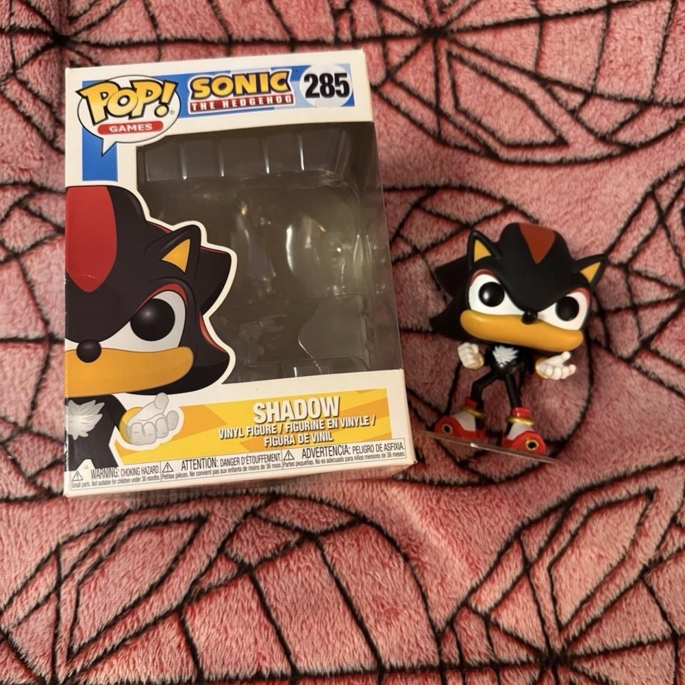 Funko Pop Games Sonic Hedgehog Shadow #285 Vinyl Figure
